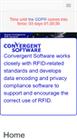 Mobile Screenshot of convergent-software.co.uk
